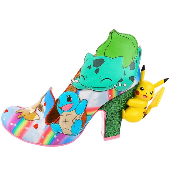 Irregular Choice Pokémon Party Pumps Shoes Pikachu Eevee Jigglypuff Charmander - Picture 9 of 14